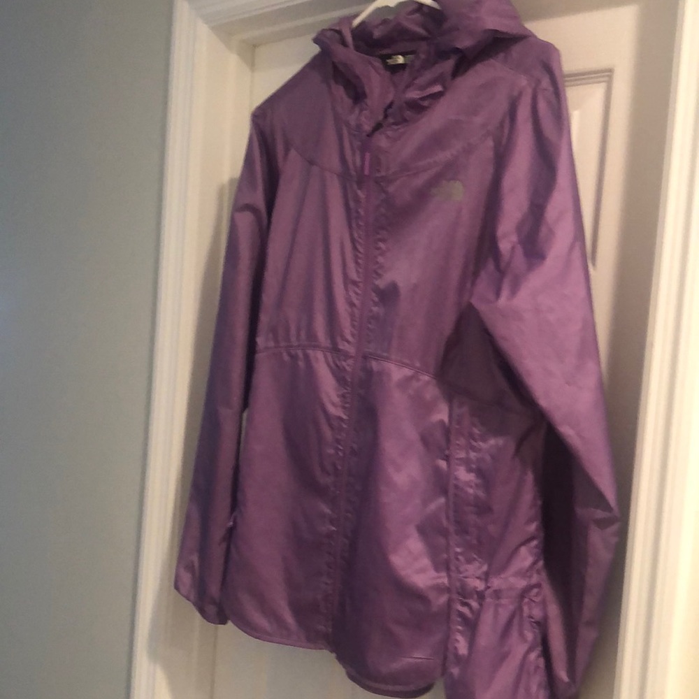The North Face rain running jacket
